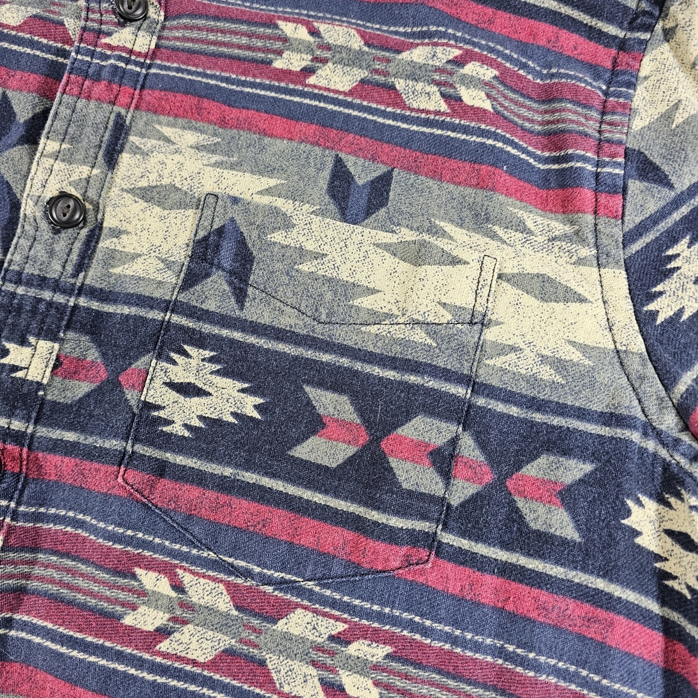 Patterned Button-Up Shirt - image 5